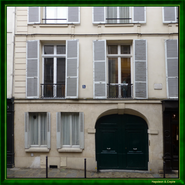 5 rue de Beaune, Paris. Adresse de Chateaubriand en 1804