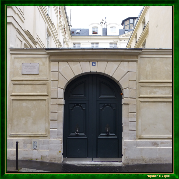 4 rue Garancière, Paris. Lieu de naissance de Talleyrand
