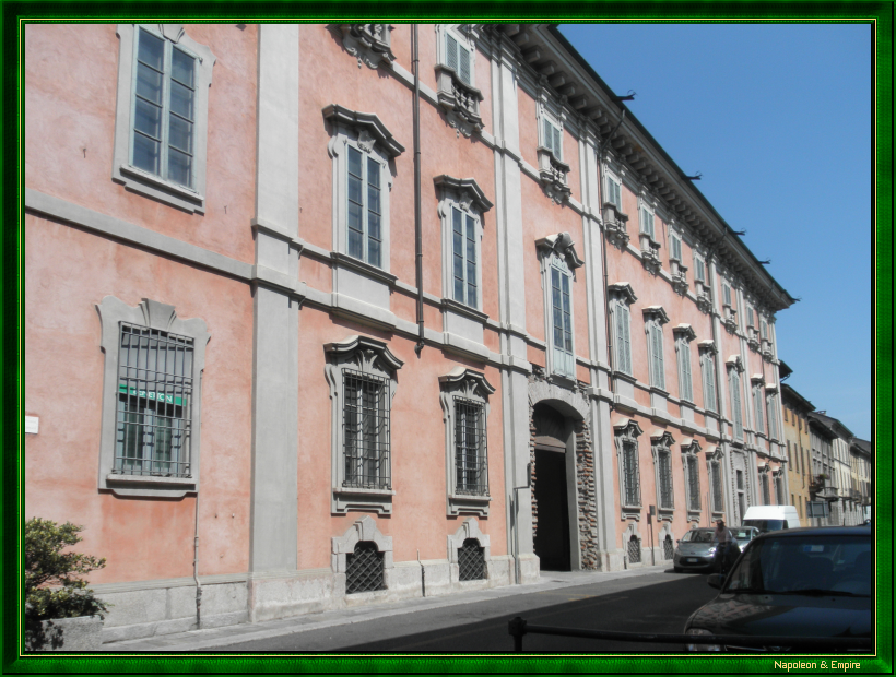 Photographie du Palazzo Modignani, Quartier Général de Napoléon Bonaparte à Lodi