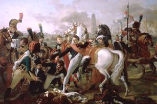 Napoléon blessé à Ratisbonne, par P. Gautherot