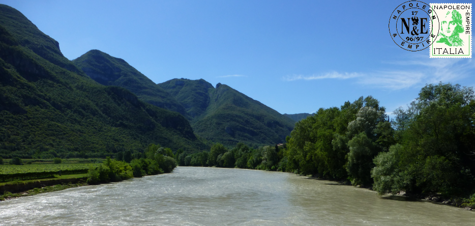 La vallée de l'Adige, près de Rivoli Veronese
