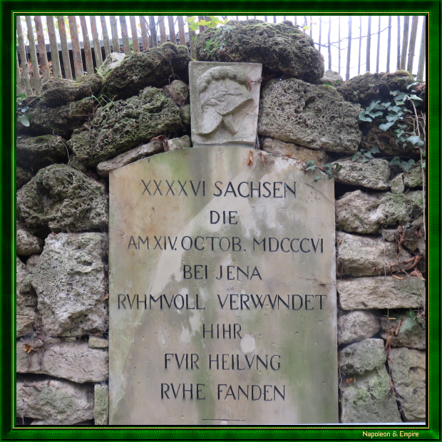 Plaque de la tombe des Saxons à Loebstedt