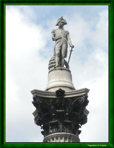 Statue d'Horatio Nelson à Trafalgar Square