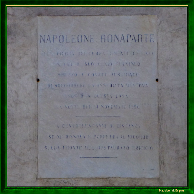 Villafranca di Verona: plaque at the HQ