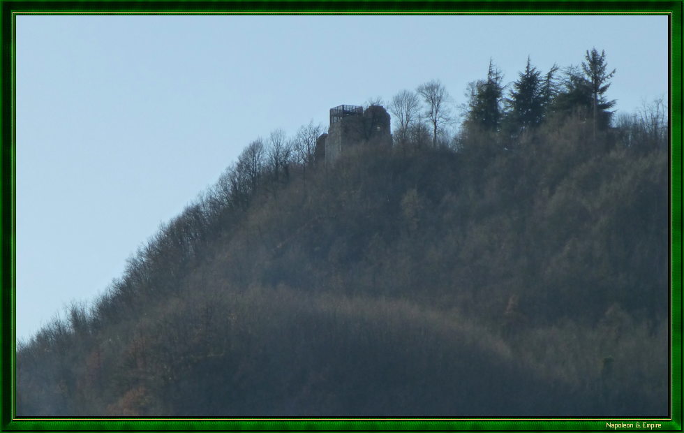 The hill and Cosseria Castle (view number 2)