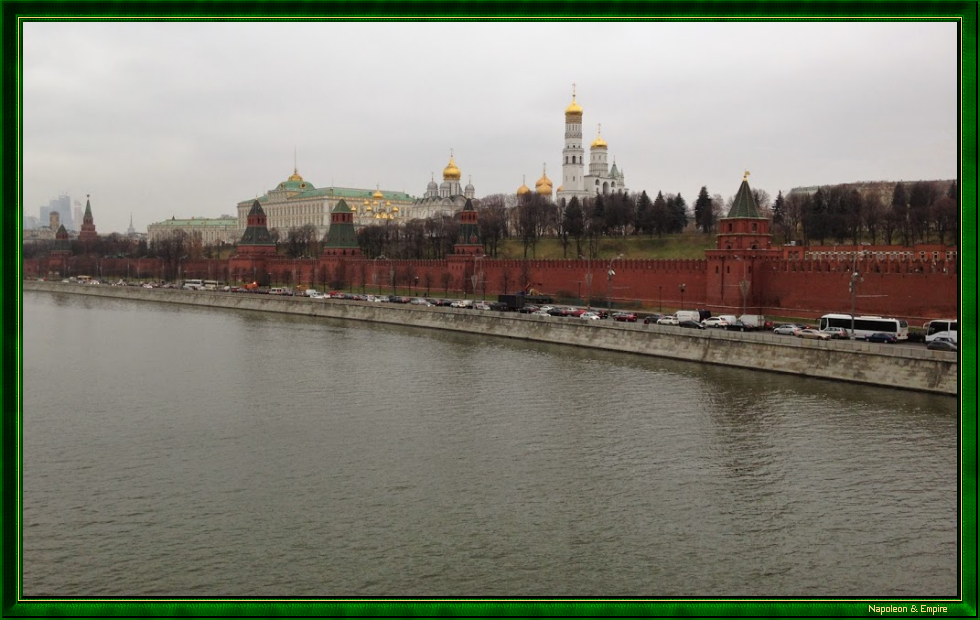 La Moskowa et le Kremlin à Moscou