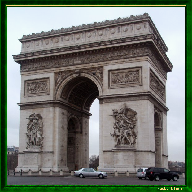 Arc de triomphe de l'Etoile à Paris