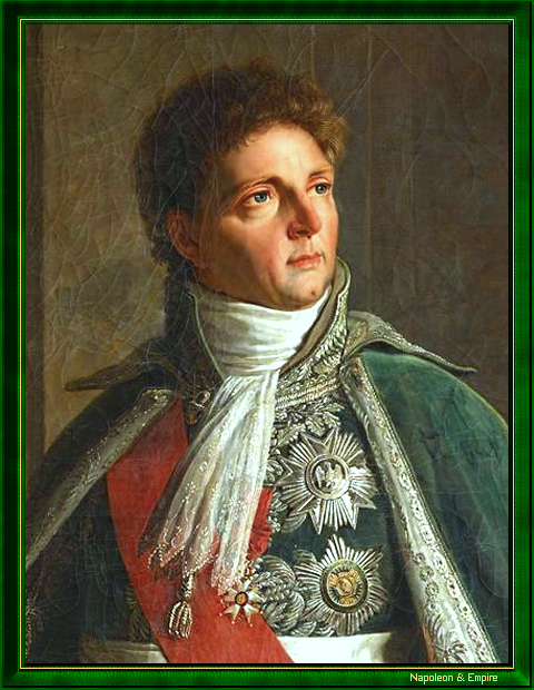 "Louis Alexandre Berthier, Prince de Neuchâtel et de Wagram" par Jacques Augustin Pajou (Paris 1766 - Paris 1828). 