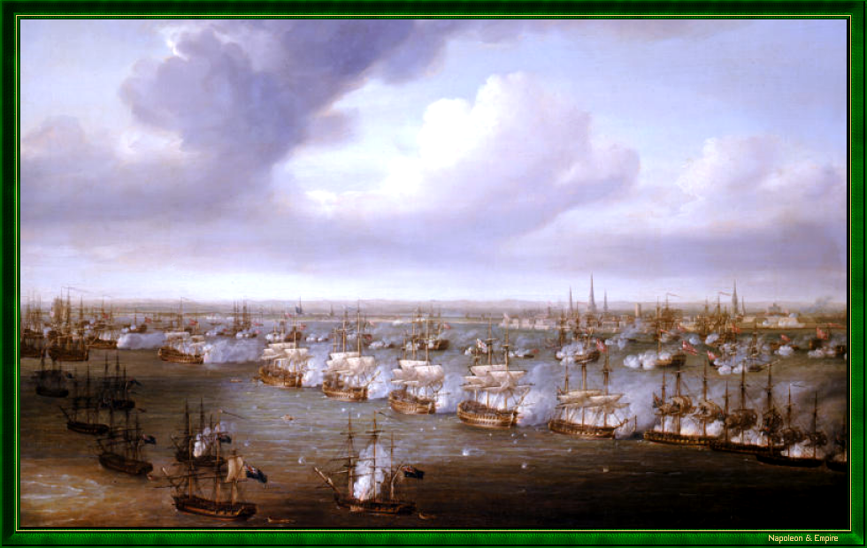 The Bombardment of Copenhagen in 1801, by N. Pocock