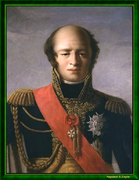 "Le maréchal Davout, duc d'Auerstaedt, Prince d'Eckmühl" par Tito Marzocchi de Belluci (Florence 1800 - Paris 1871), d'après Pierre-Claude Gautherot (dit Claude Gautherot, Paris 1769 - Paris 1825).