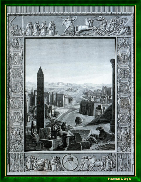 Frontispiece of the Description of Egypt, by FC Cécile