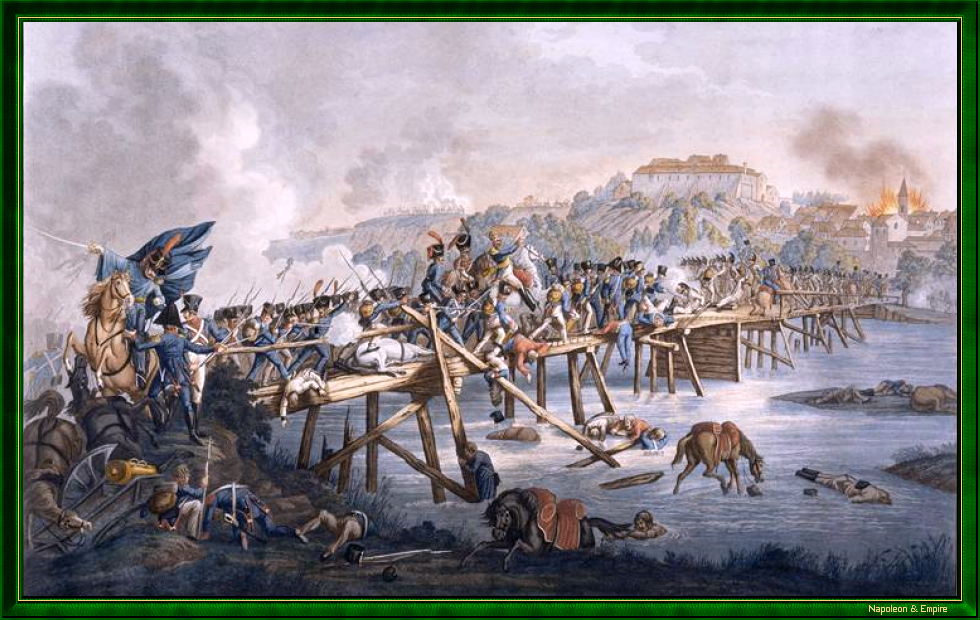 Combat près d'Ebersberg le 3 mai 1809, par J.L. Rugendas II