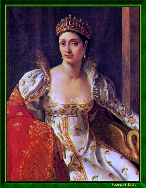 "Elisa Bonaparte", by Marie Guilhelmine Benoist (Paris 1768 - Paris 1826).