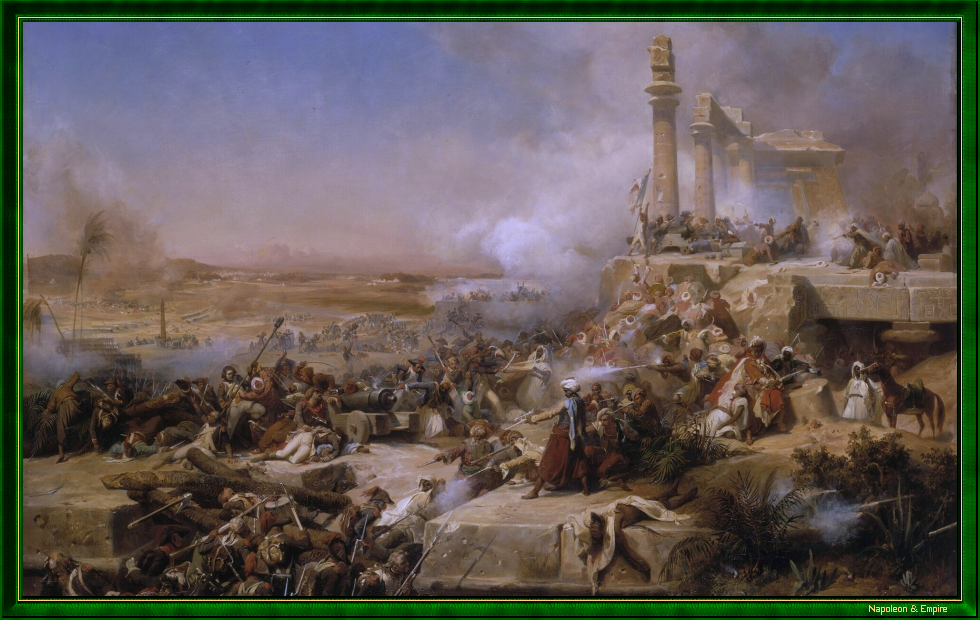 Batailles napoléoniennes - Tableau de la bataille d'Héliopolis  - 