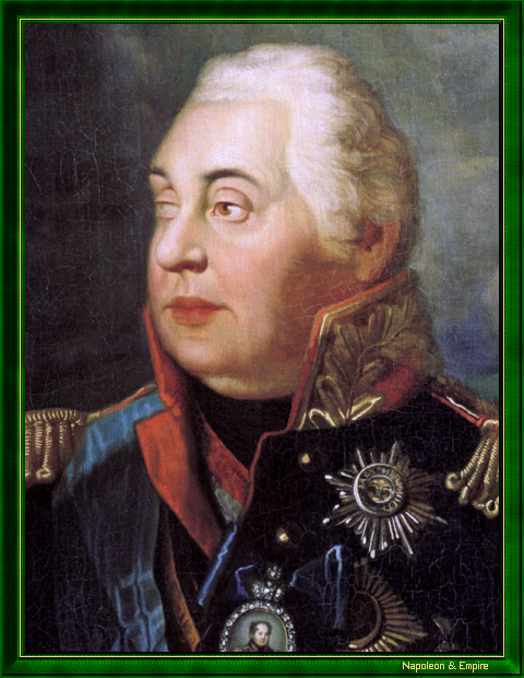 "Mikhail Illarionovich Golenishchev-Kutuzov", by Roman Maximovich Volkov (? 1776 - ? 1831).