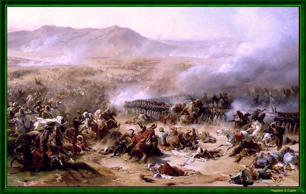 Batailles napoléoniennes - Tableau de la bataille du Mont-Thabor - 