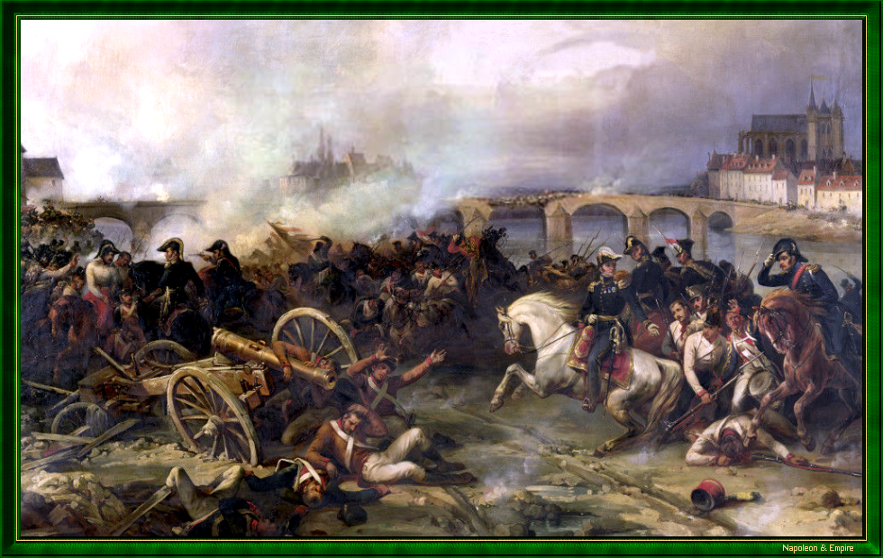 Napoleonic Battles - Picture of the battle of Montereau - 