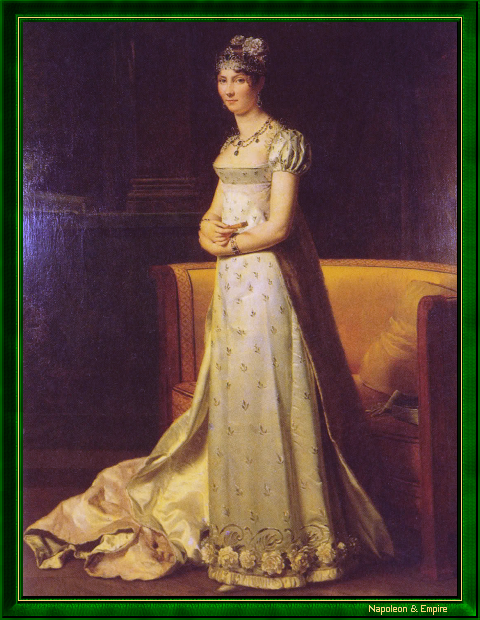 "Stephanie de Beauharnais", painted by François Pascal Simon Gerard (Rome 1770 - Paris 1837).