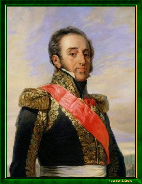 "Le maréchal Suchet, duc d'Albufera" par Jean-Baptiste Paulin-Guérin (Toulon 1783 - Paris 1855).
