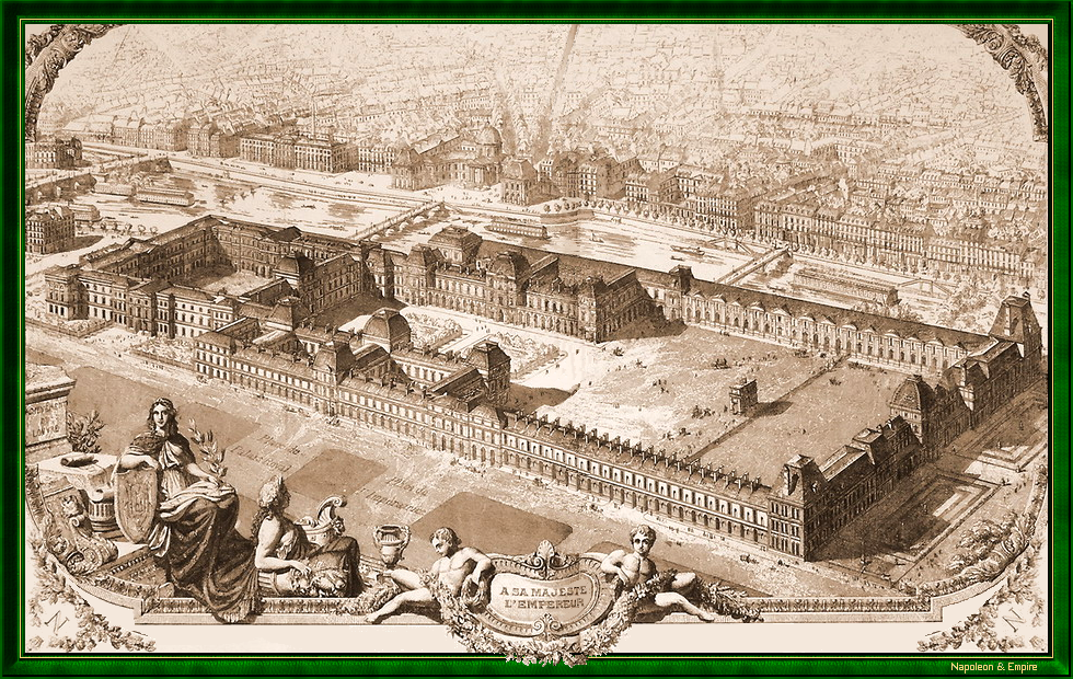Vue des Tuileries sous le Premier Empire